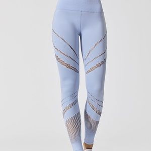 Alo Yoga Ice Blue Seamless Leggings